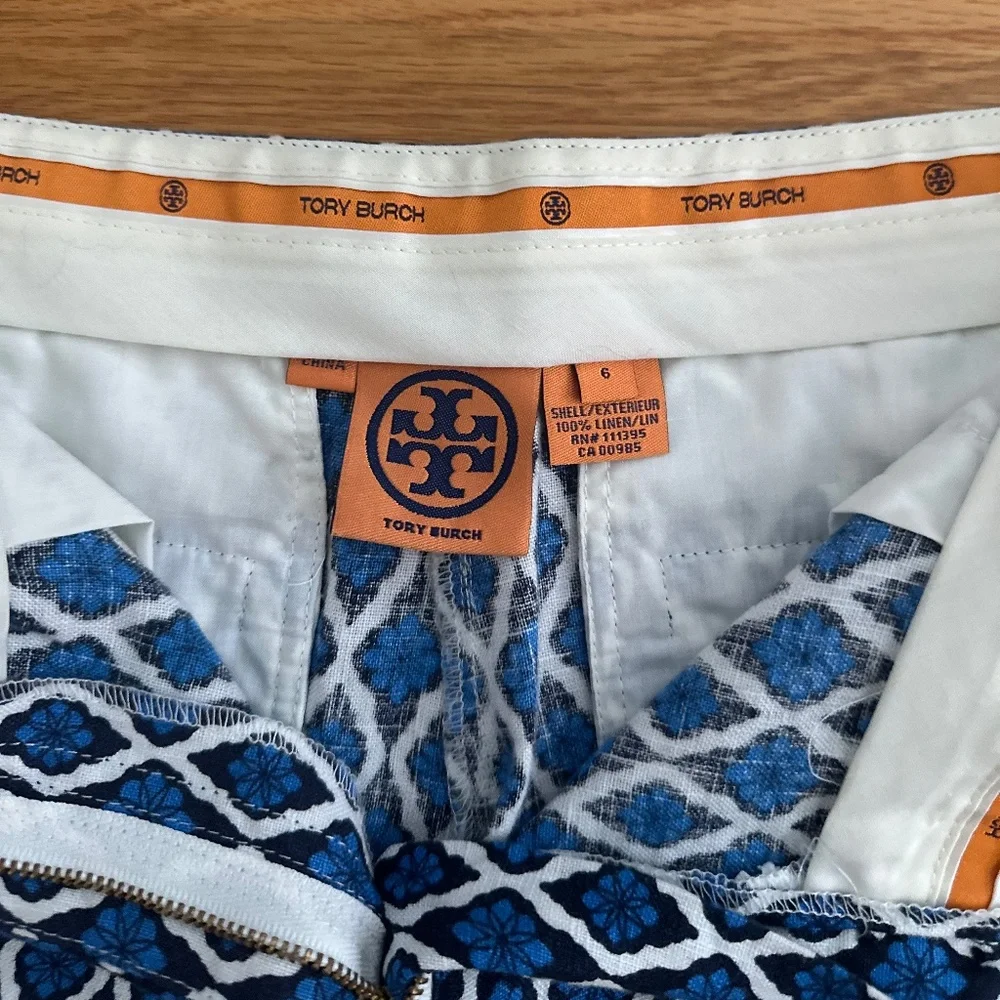 Tory Burch Linen Bermuda Short (6)